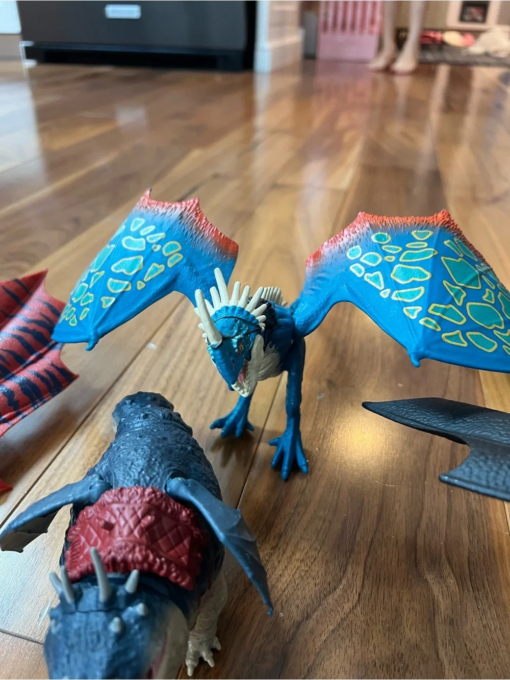 Set of four dragons